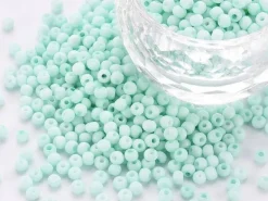Rocailles mat cyan clair - Eco pack 50g