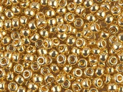 Rocailles Miyuki 11/0 24kt gold plated - 191
