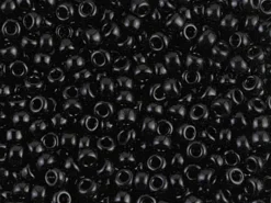 Rocailles Miyuki 8/0 opaque black - 401