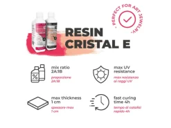 Résine Cristal E rapide - 300 g