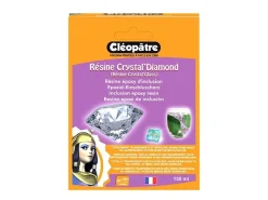 Résine d'inclusion "Crystal'Diamond" 150 mL - transparent*Cléopatre*
