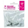 Sachet de 10 mèches à bougies avec pied - 7 cm
