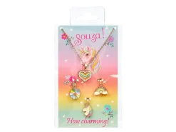 Set collier et 3 pendentifs Licorne - Souza
