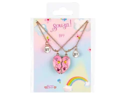 Set de 2 colliers Best Friends Forever coeur
