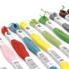 Set de 10 couleurs de fil à broder