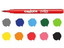 Set de 10 feutres Brush - Carioca Super Brush