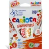 Set de 6 feutres double pointe - Carioca Stamperello