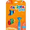Set de 12 feutres marqueurs 1+ - Carioca Baby Teddy