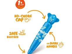 Set de 6 feutres marqueurs 1+ - Carioca Baby Teddy