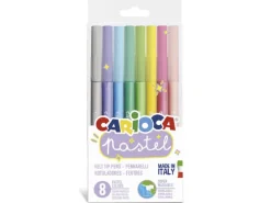 Set de 8 feutres pastel - Carioca