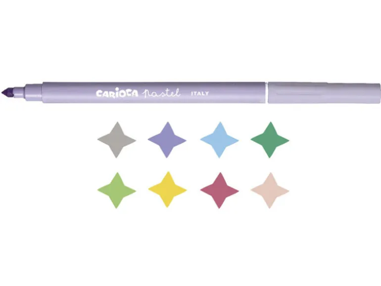 Set de 8 feutres pastel - Carioca