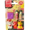 Set de gommes kawaii - Kokashi & Lucky Cat - Iwako (Made in Japan)