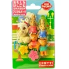 Set de gommes kawaii - Les animaux du parc - Iwako (Made in Japan)