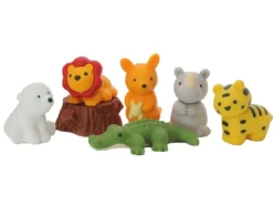 Set de gommes kawaii - Safari - Iwako (Made in Japan)