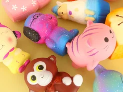 Squishy Licorne blanche et dorée