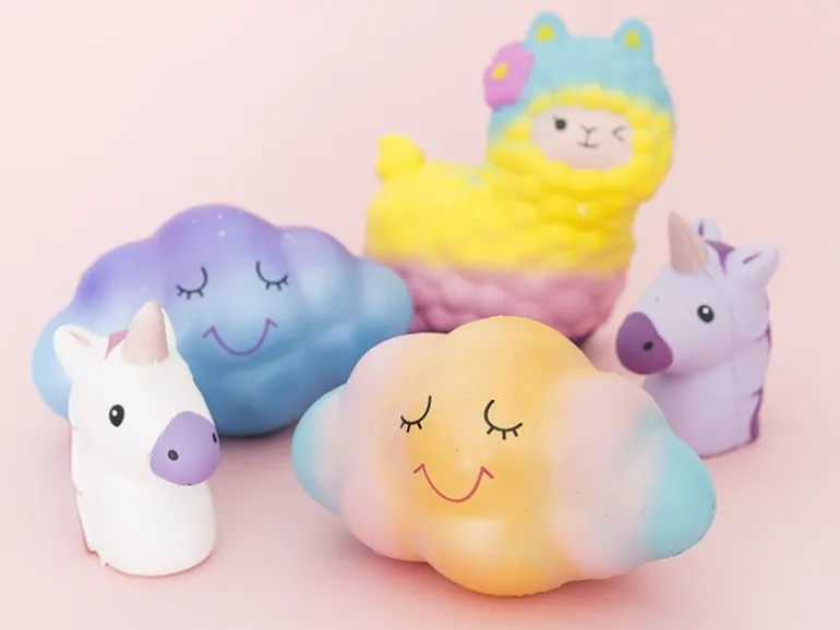 Squishy nuage rose