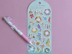 Stickers - couronnes de fleurs