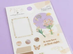 Stickers collection fleurs printanières