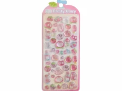 Stickers 3D Fruity Diary - rose