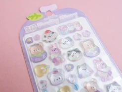 Stickers 3D Fruity Diary - mauve