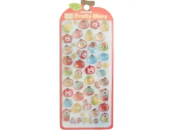 Stickers 3D Fruity Diary - pomme