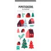 Stickers de noël , maisons et sapins - Pipsticks