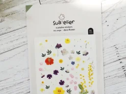 Stickers fleurs printanières réalistes