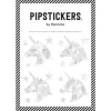 Stickers Licornes holographiques argentées - Pipsticks