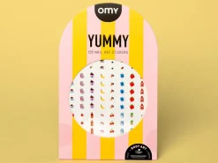 Stickers Nail art Yummy - Set de 120 stickers ongles OMY