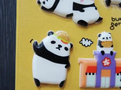 Stickers pandas rigolos effet 3D
