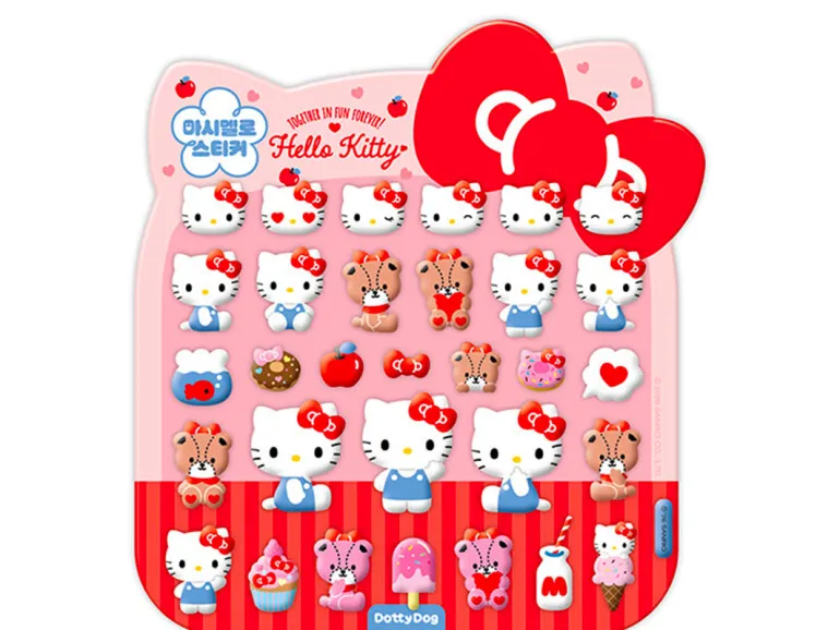 Stickers puffy Sanrio - Hello Kitty