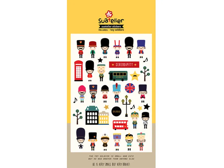 Stickers soldats anglais