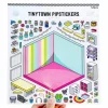 Stickers Tinytown Atelier créatif & bureau de poste (DIY & Dispatch) - Pipsticks