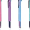 Stylo 5 couleurs pastel - coloris aléatoire