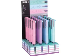 Stylo 5 couleurs pastel - coloris aléatoire
