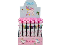 Stylo 10 couleurs patte de chat - Rose