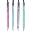 Stylo roller pailleté - coloris aléatoire - couleur bleue