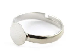 Support de bague - couleur argenté