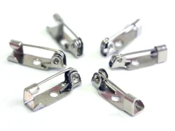 Support de broche argenté foncé - 1,6 cm