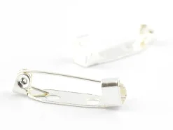 Support pour broche argenté - 30 mm