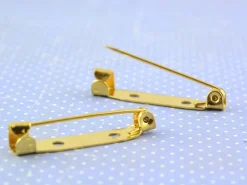 Support pour broche doré - 30 mm