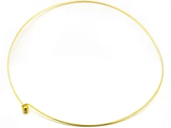 Support pour création de collier torque - doré