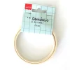 Tambour à broder bois clair - 7,5 cm