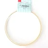 Tambour à broder bois clair - 15 cm