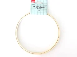 Tambour à broder bois clair - 15 cm