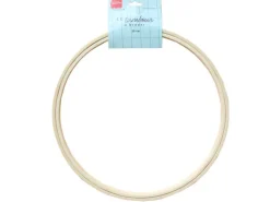 Tambour à broder bois clair - 20 cm