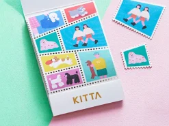 Timbres/ Stickers à détacher - 28 Motifs Chiens - KITTA
