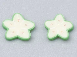 Tranches de canes en pâte polymère - fruits variés - 10 grammes