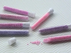 Tube de 350 perles ceylons - rose bonbon