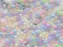 Tube de 350 perles ceylons - multicolore foncé